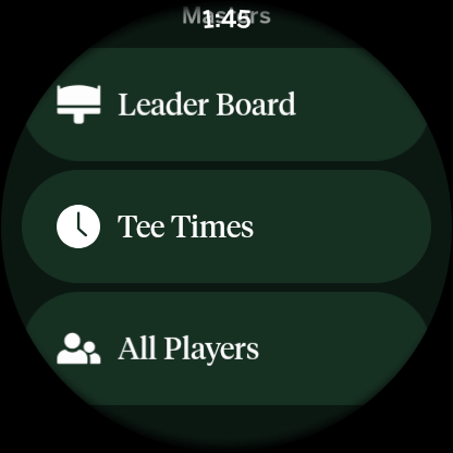 The Masters Golf Tournament screenshot 9
