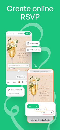 Invitation Maker: Cards & RSVP screenshot 7