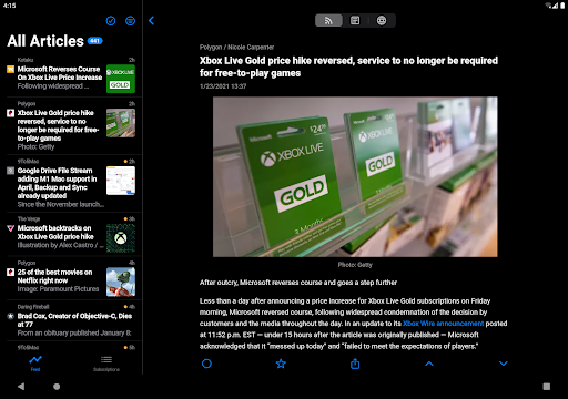 Fluent Reader Lite - RSS Clien screenshot 10