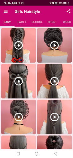 Girls Hairstyle Step By Step screenshot 4
