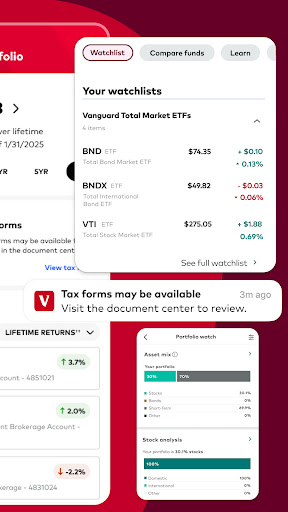 Vanguard: Save, Invest, Retire screenshot 1