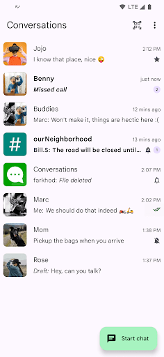 Conversations (Jabber / XMPP) screenshot 1