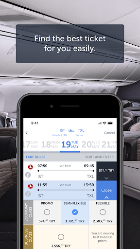 Turkish Airlines Flight Ticket screenshot 5