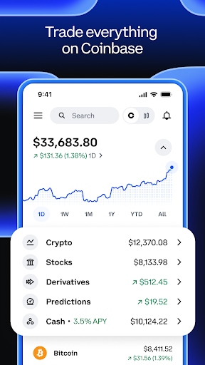 Coinbase: Buy Crypto & Stocks screenshot 1