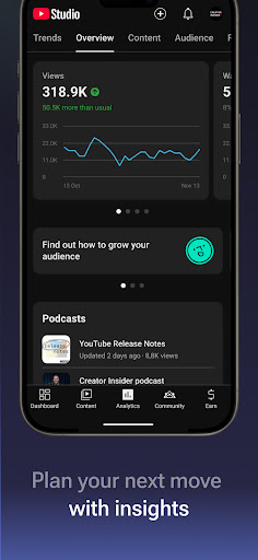 YouTube Studio screenshot 1