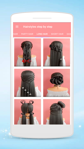 Hairstyles step by step screenshot 5