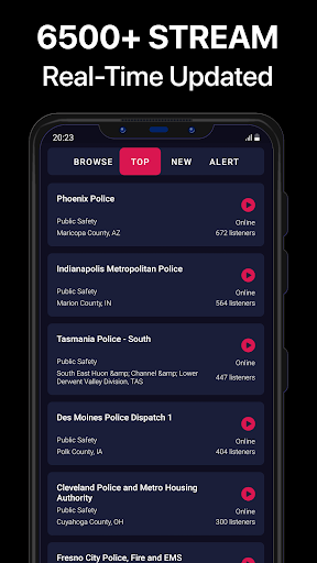 Police Scanner Pro - App screenshot 3