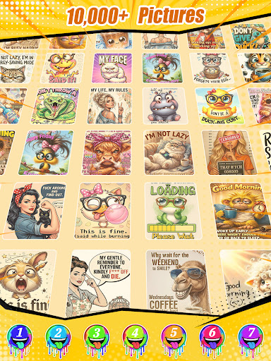 Meme Color By Number Game screenshot 16