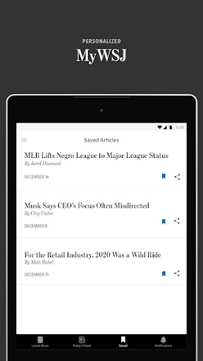 The Wall Street Journal. News screenshot 4