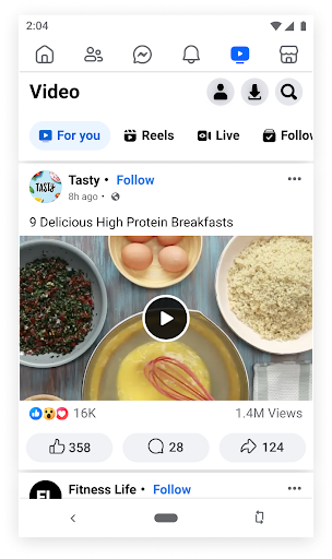 Facebook Lite screenshot 1