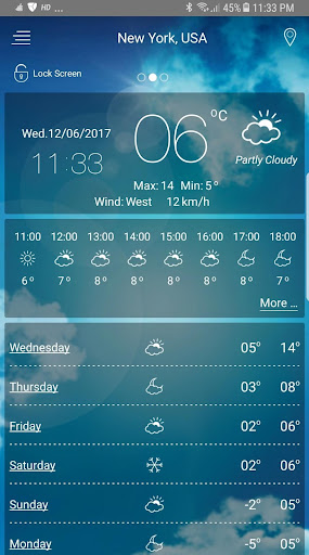 Weather app screenshot 5