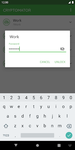 Cryptomator screenshot 5