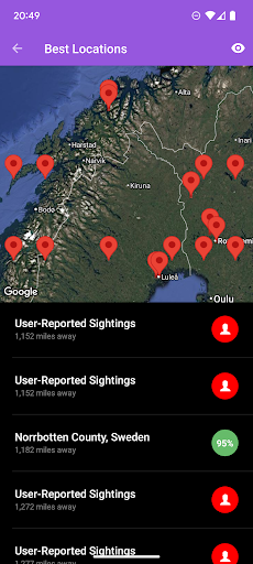My Aurora Forecast & Alerts screenshot 8