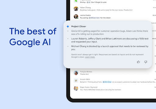 Google Chat screenshot 22