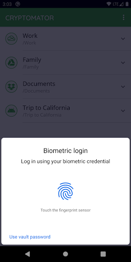 Cryptomator screenshot 4