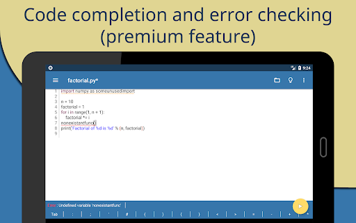 Pydroid 3 - IDE for Python 3 screenshot 15
