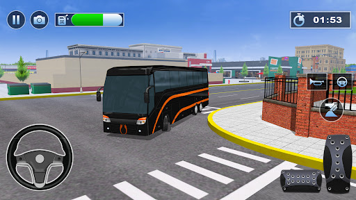 Bus Simulator : 3D Bus Games screenshot 1