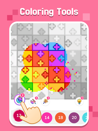 Pixel Coloring-Color by number screenshot 7