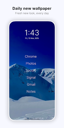 Olauncher. Minimal AF Launcher screenshot 1