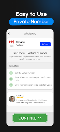 GetCode - Virtual Number SMS screenshot 8