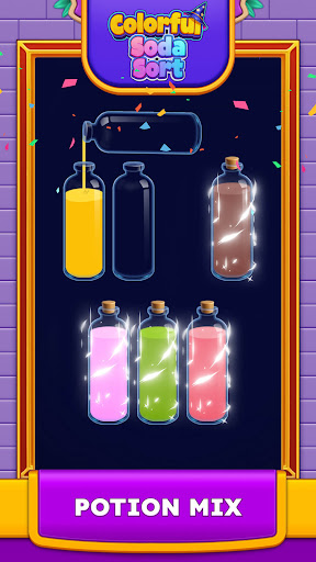 Colorful Soda Sort screenshot 1