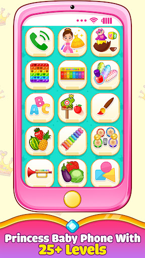 Princess Baby Phone Game screenshot 1