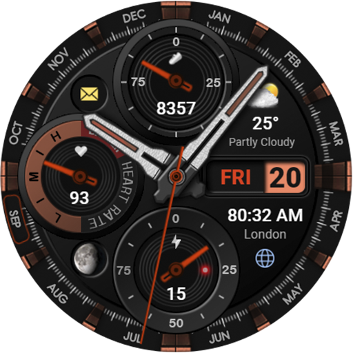 WFP 339 Ultra watch face screenshot 34