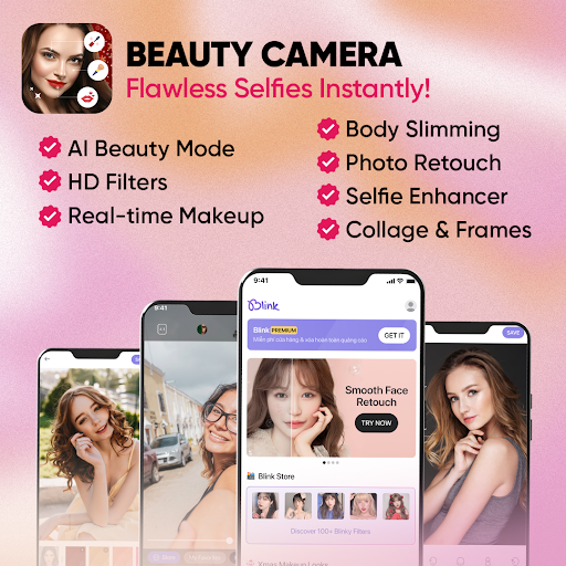 Blink Beauty Cam: Photo Makeup screenshot 1
