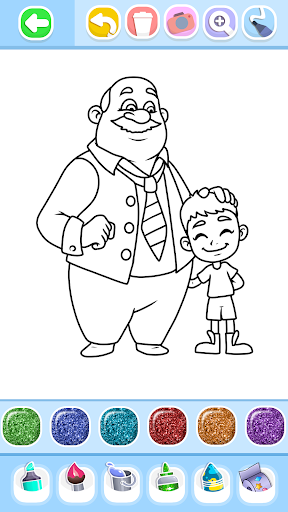 Family Love Coloring Book screenshot 2