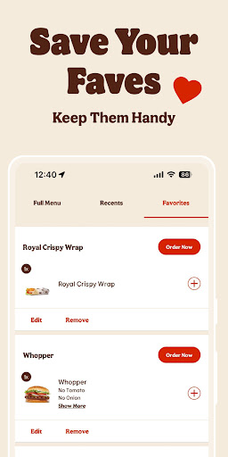 BURGER KING® App screenshot 4