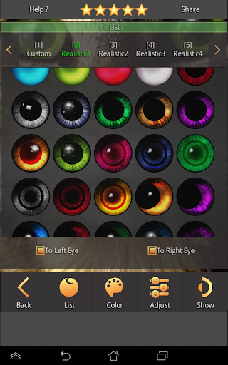 FoxEyes - Change Eye Color screenshot 12