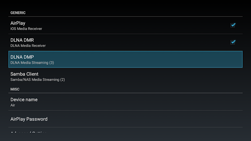 AirReceiver AirPlay Cast DLNA screenshot 1