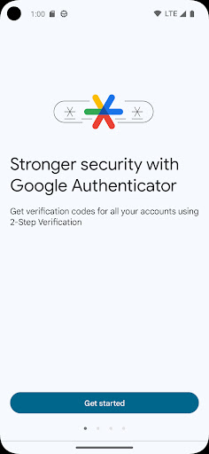 Google Authenticator screenshot 2