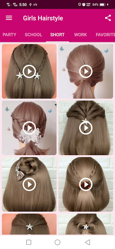 Girls Hairstyle Step By Step screenshot 5
