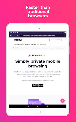 Firefox Focus: No Fuss Browser screenshot 15