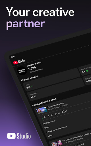 YouTube Studio screenshot 2