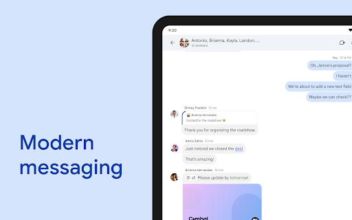 Google Chat screenshot 10
