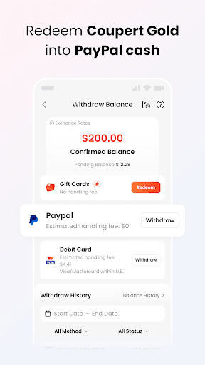 Coupert - Coupons & Cash Back screenshot 1