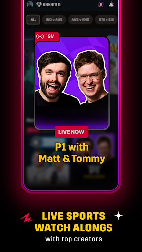 Dream11: Sports Watch Along screenshot 3