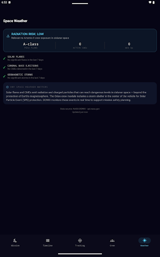 Artemis Mission Tracker screenshot 5