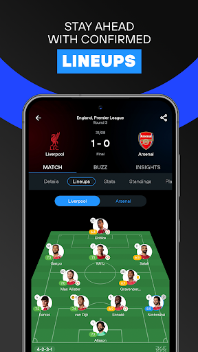 365Scores: Live Scores & News screenshot 1
