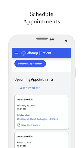 Labcorp | Patient screenshot 1
