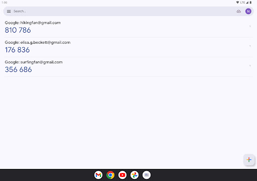 Google Authenticator screenshot 5