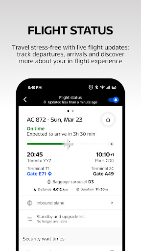 Air Canada + Aeroplan screenshot 1