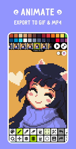 Pixel Studio: pixel art editor screenshot 3