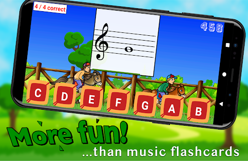 Flashnote Derby- music notes! screenshot 11