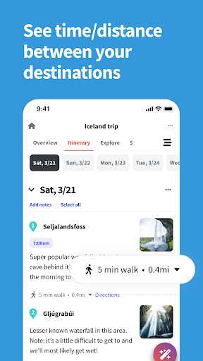 Wanderlog - Trip Planner App screenshot 13