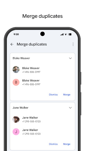 Contacts screenshot 1