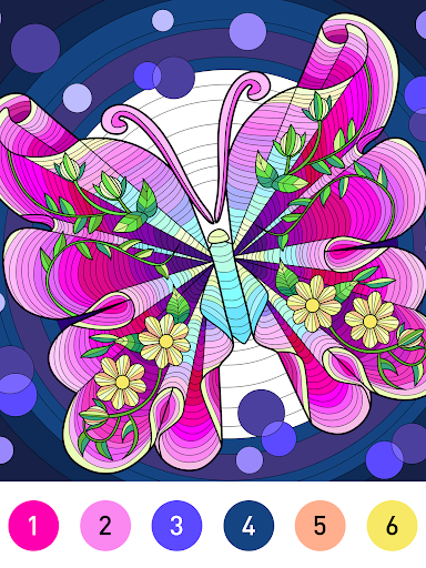 Mandala Color by Number Book screenshot 13