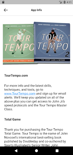 Tour Tempo Golf Total Game screenshot 9